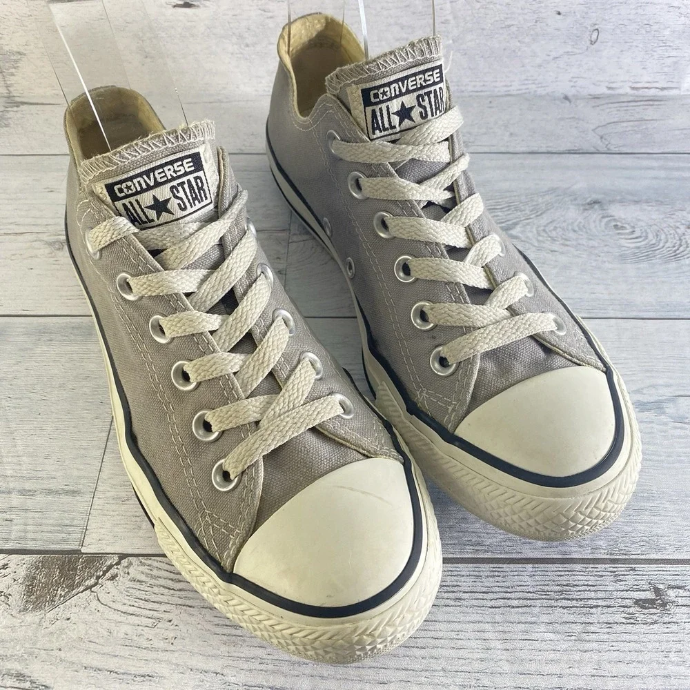 Converse Shoes W 7 M 5 Gray Chuck‎ Taylor All Star Canvas Sneakers Casual Nice